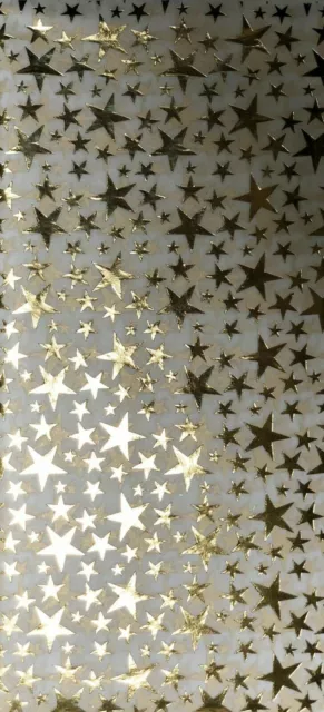 Foil Star Gold Christmas Tissue Wrapping Paper 4 sheets 50 x 70cm