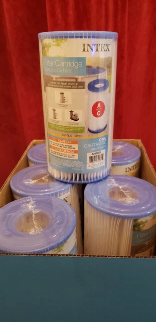 Intex  Pool Replacement Filter Cartridge - 6 Pieces  A or C 29000E/59900E
