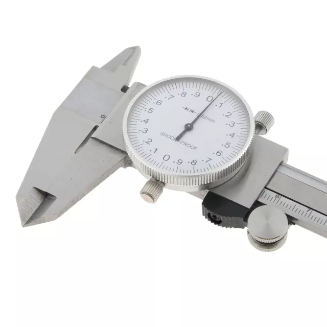 0-150mm Dial Vernier Caliper 4-Way Measurement Gauge Micrometer Tool 0-6" 3