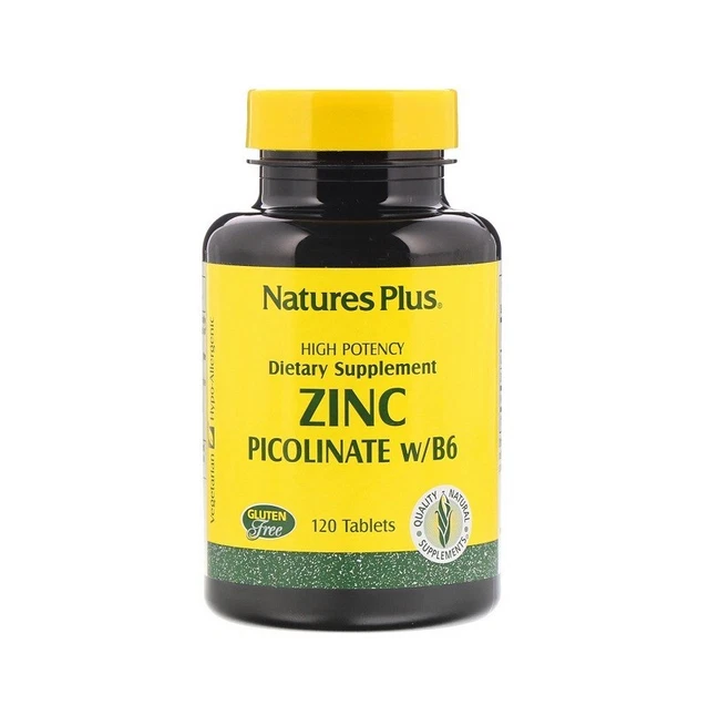 NATURE’S PLUS ZINC DiPicolinate Complex 120tabs £34.16 PicClick UK