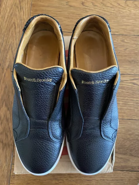 Russell and bromley outlet black trainers