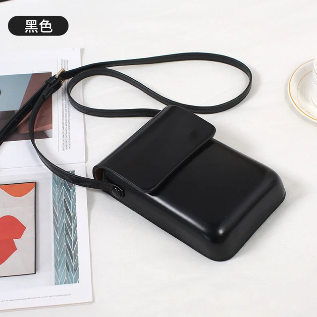2023 New Vertical Small Square Bag Small Bag Pressed Shell Texture Crossbody Bag