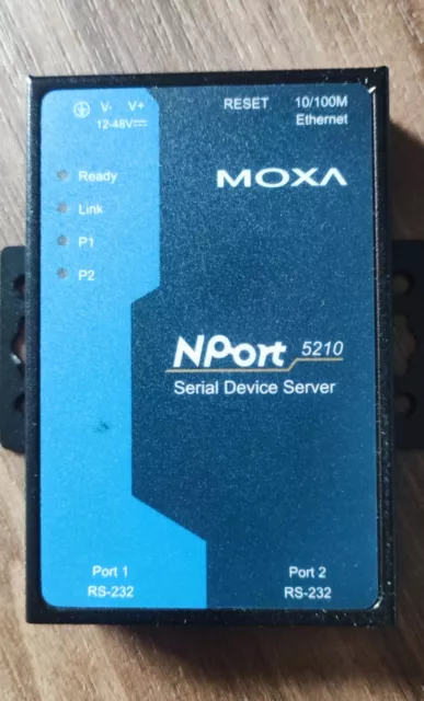 MOXA Nport 5210 Server di dispositivi seriali con 2 porte RS-232 NUOVO