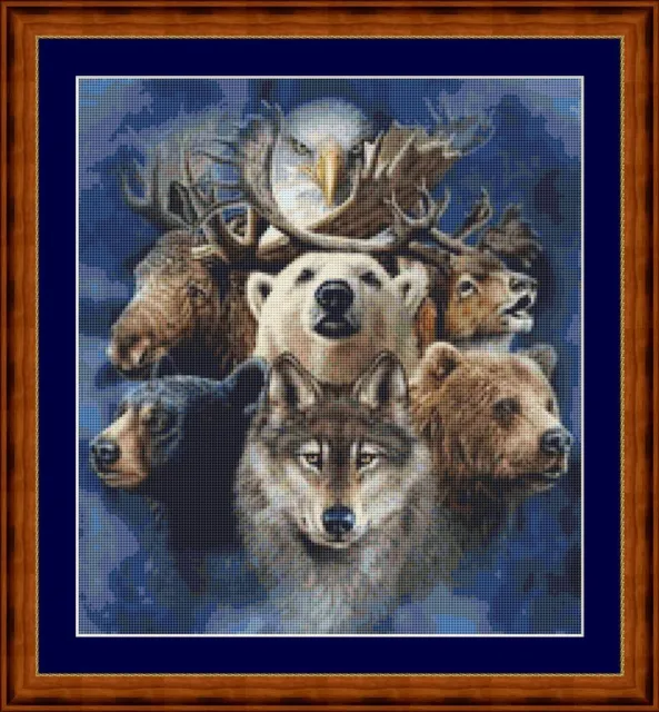 Alaskan Wildlife - Pdf/Druckkarten 14/18 Kt Kunstwerk Von Steven Michael Gardner