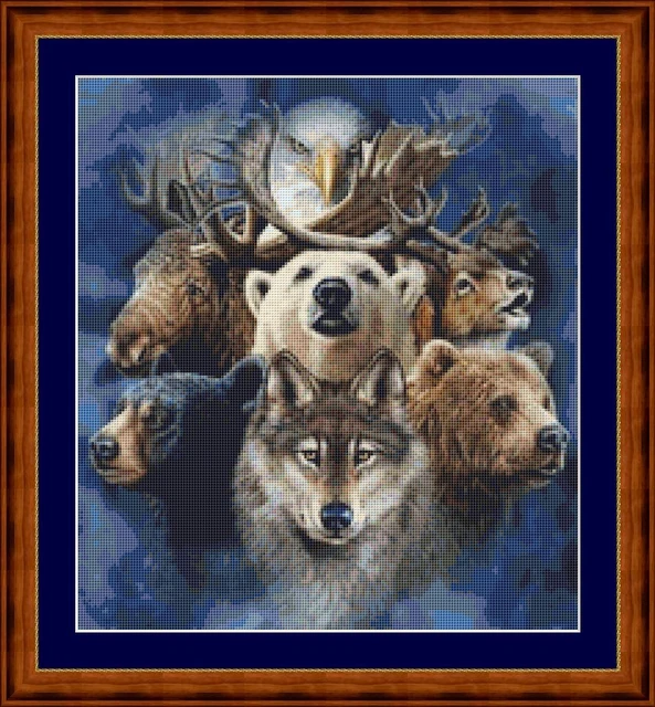 Alaskan Wildlife - Pdf/Druckkarten 14/18 Kt Kunstwerk Von Steven Michael Gardner