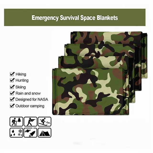 Emergency Space Thermal Blanket Camping Survival Rescue First Aid Waterproof