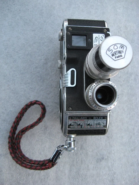 Caméra Bolex 8mm – Format Double 8 – Objectif Berthiot – Avec Coffret – Occasion