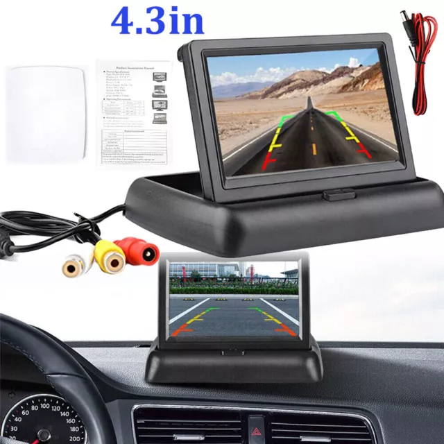 4.3" Car Rear View Monitor Screen for Truck Van Reversing Backup Parking Camera