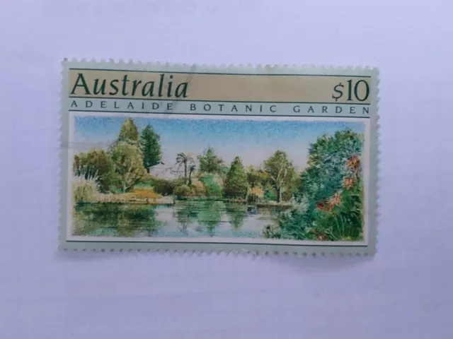 Australia 10$ Adelaide Botanic Garden stamp, 1989, SG 1201, used. (800733)