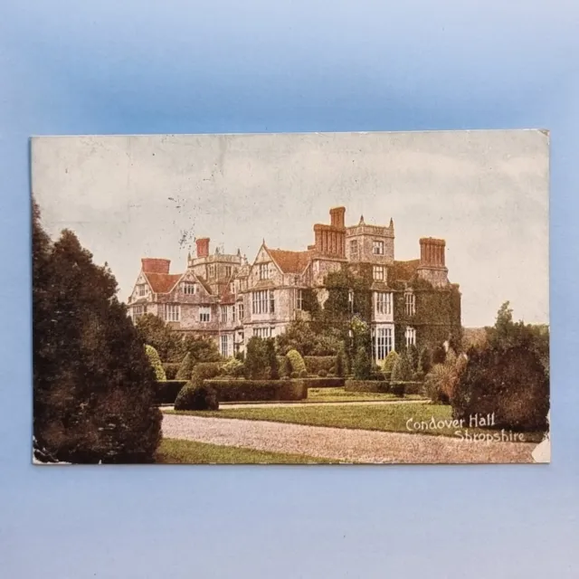 Shrewsbury Postcard 1907 Condover Hall Shropshire
