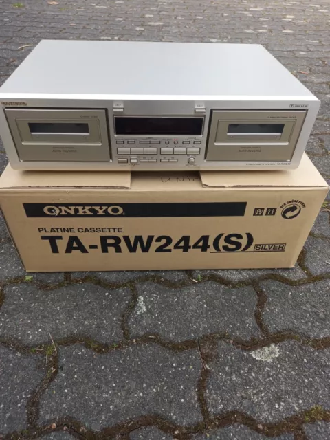 Onkyo TA-RW244 Stereo Cassette Tape Deck Kassettendeck RW 244 Kassetten Player