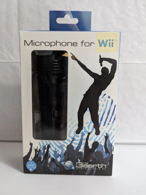 Wii Microphone Microphone For Wii 3rd Earth Still In Original Packaging Unopened