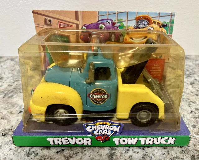 Vintage Trevor Tow Truck - The Chevron Cars - 2001 - New In Box! Rare!