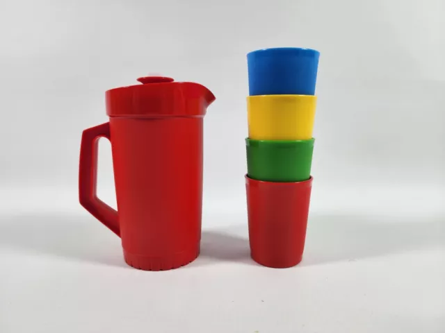 Tupperware Toys Mini Pitcher With Red Lid 1399-1