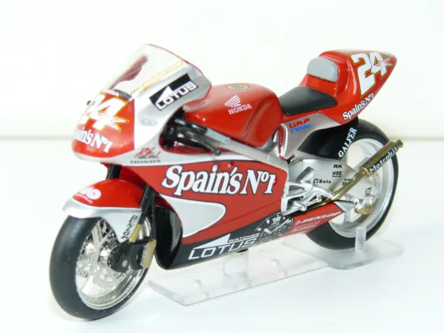 222- HONDA 125 Spain's Nº 1 #24 die-cast 1:24 sbk bike moto gp 1/24 Altaya