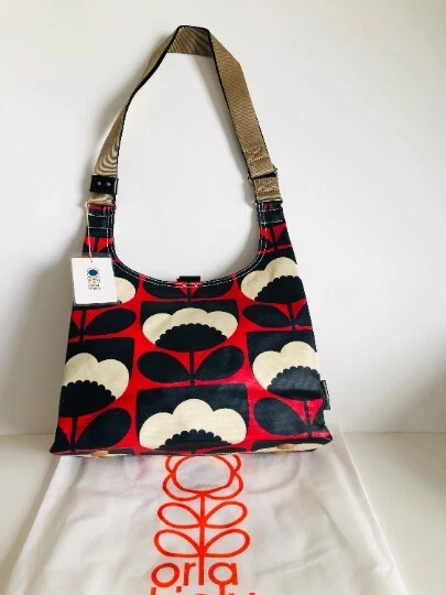 ORLA KIELY LOLA Print Watson Messenger Bag Morello Brand New