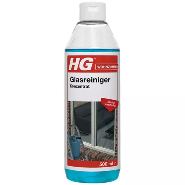 HG Glasreiniger Konzentrat Fensterputzer Spiegelreiniger Spezialreiniger 500 ml