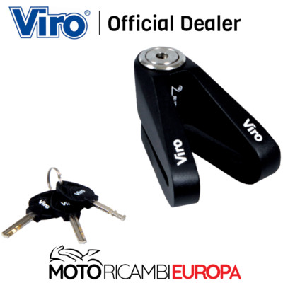 BLOCCA DISCO ACCIAIO VIRO 166 PER MOTO SCOOTER PERNO 6 MM SH 125 150 300 