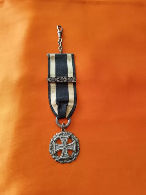 Antigua Medalla Militar Alemana - Cruz de 1914 - Primera Guerra Mundial WWI -