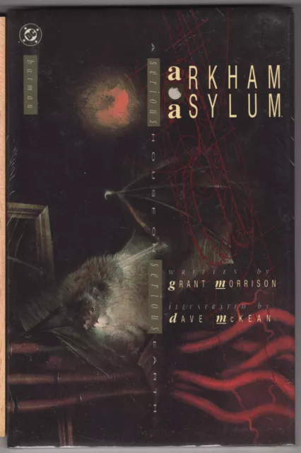 Batman Arkham Asylum HC, Grant Morrison, Dave McKean, unread
