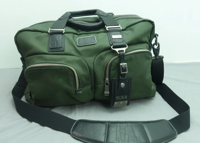TUMI Alpha Bravo Everett Essential Tote Ballistic Nylon Green 22340