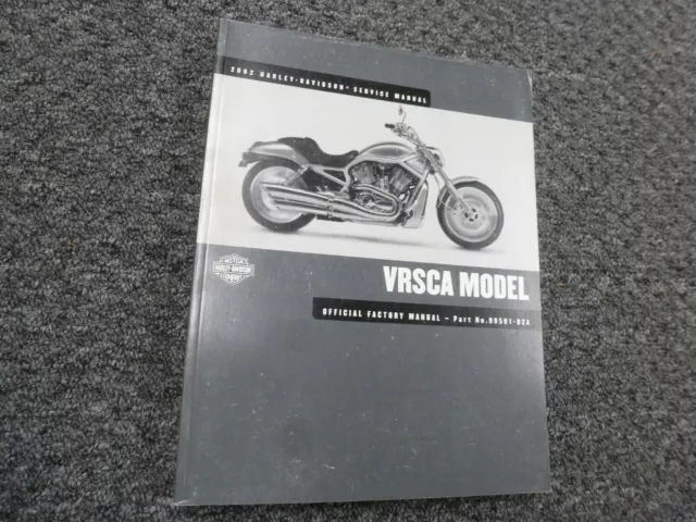 2002 Harley Davidson VRSCA V-Rod Motorcycle Shop Service Repair Manual 99501-02A