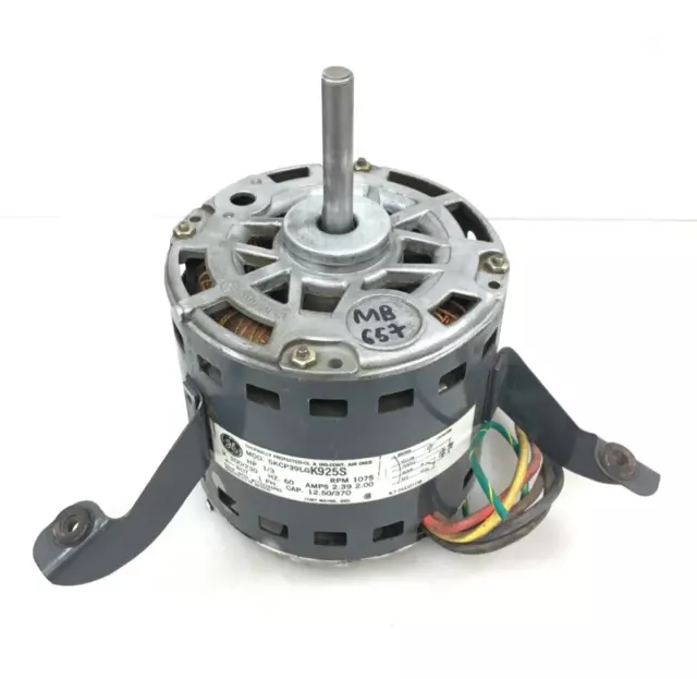 Genteq Motors 5KCP39LGK925S Furnace Blower Motor 1/3HP 1075RPM 230V used #MB657