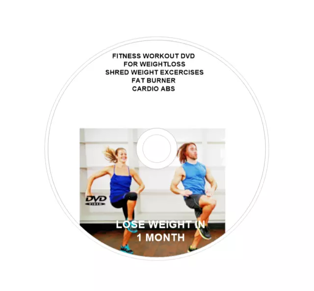 Fitness Workout Weight loss DVD Exercise Weight Fat Burner Cardio Abs free post