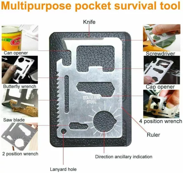 Tactical Emergency Survival Kit Outdoor Sports Tactical Hiking Camping SOS Tool 3