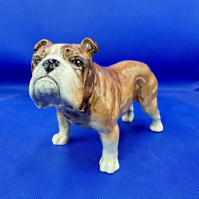 Sylvac British Bulldog Ceramic Figurine Vintage Model 16 Gift For Dog Lover