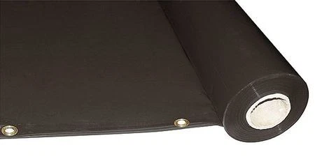 Westward 22Rn54 Welding Curtain Roll,75Ft. W,5 Ft.,Gray