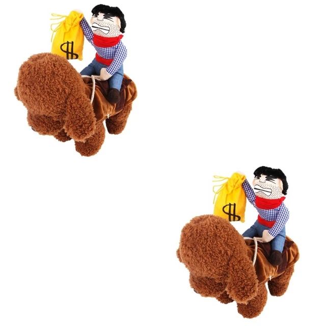 Set 2 Hund Cowboyhut Lustiges Hundekostüm Jeansjacken hund pferd kostüm