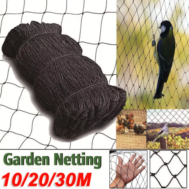 Anti Bird Netting Garden Fruit Tree Pond Protect Cover Pest Mesh Net 10M/20M/30M