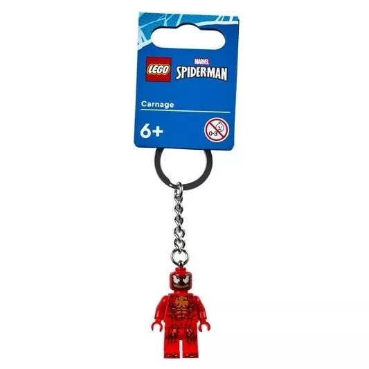 LEGO 854154 - Carnage Key-Chain / Portachiavi - MARVEL SPIDER-MAN Key-Ring