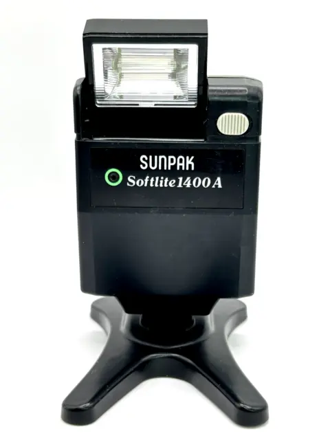 Sunpak Softlite 1400A Flash pieghevole compatto - Ideale per Olympus Trip
