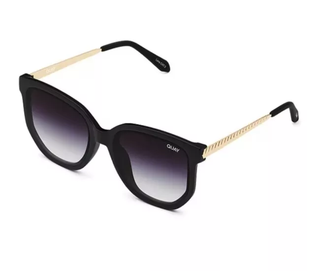 Quay Coffee Run Oversized Round Cat Eye Sunglasses