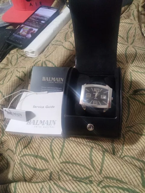 2005's Original Pierre BALMAIN Black Designer Wristwatch