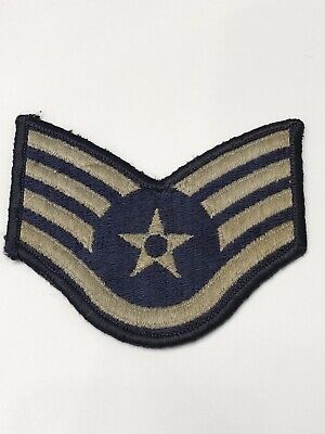 VINTAGE US AIR Force Staff sergeant rank insignia cloth patch £5.00 ...
