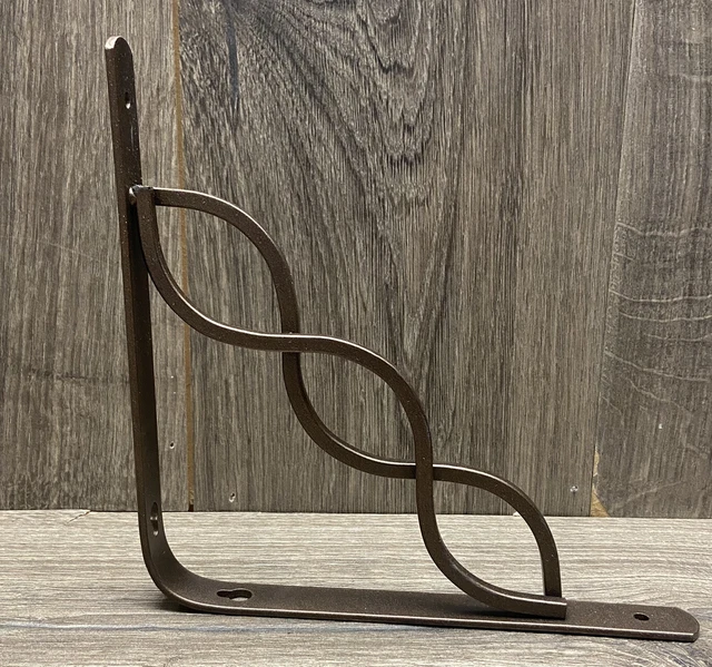 1 Rubbermaid Shelf Bracket Celtic Scroll Bronze New 8” Buy More and Save