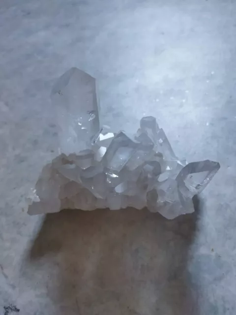 Prisme de cristal de roche lémurien du Brésil grande taille