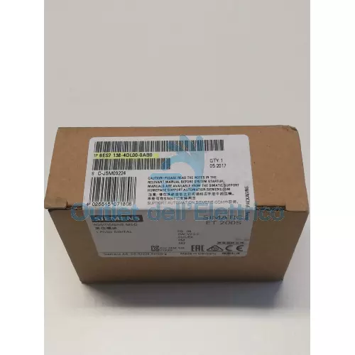 Siemens 6ES71384DL000AB0 ET200S, El-Mod, 1 Pos U, Inc. Ssi-Enc