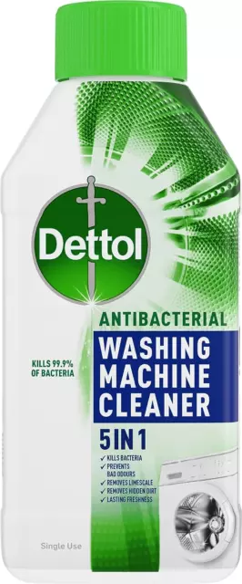 Dettol Antibacterial Washing Machine Cleaner, 250ml, Original