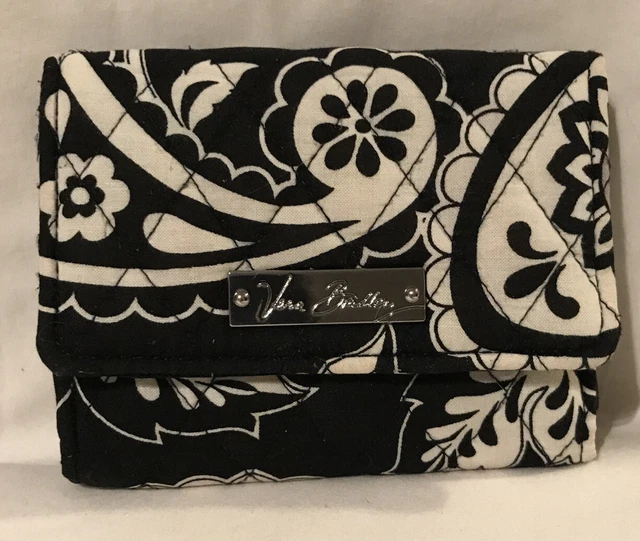 Vera Bradley MIDNIGHT PAISLEY Small Wallet Tri-Fold