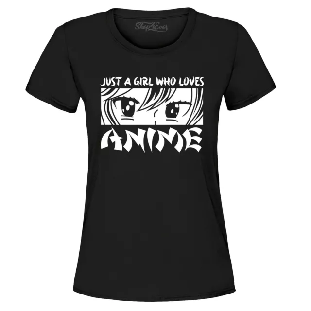 Just A Girl Who Loves Anime Women's T-Shirt Anime Shirts