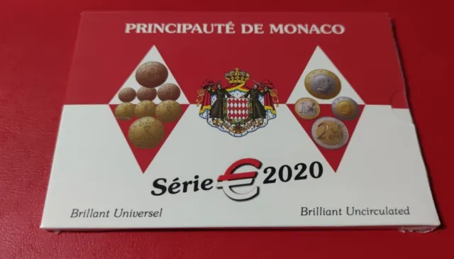 * Monaco Euro KMS 2020 Stempelglanz/BU *Noch Original Verschweißt*  (Schr.W.)