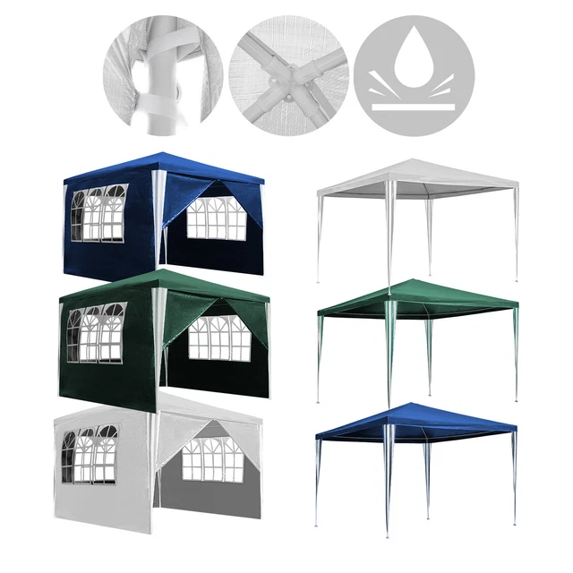 Pavillon Picknicks 3x3-3x9m Stabiles hochwertiges Partyzelt Festzelt