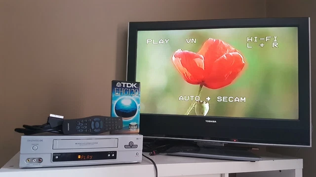 MAGNÉTOSCOPE LECTEUR CASSETTE enregistreur recorder VHS K7 Daewoo SV