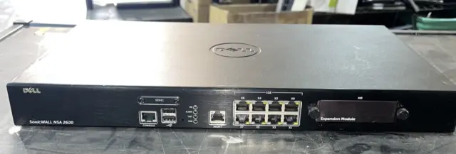 Dell Sonicwall Nsa 2600 8-Port Network Security Switch Firewall