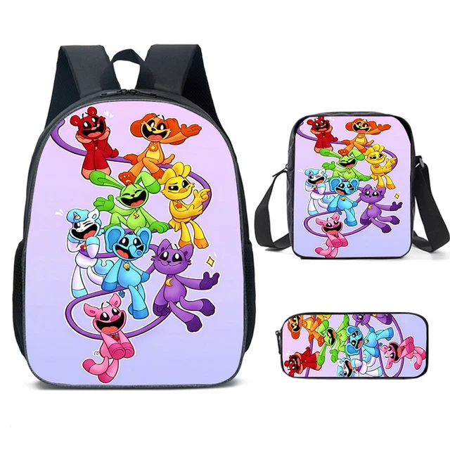 Zaino Scolastico Detective Ran Conan A Quadri - Capiente, Tasche Laterali, Regalo Con Set Di Accessori