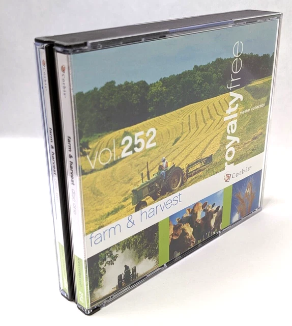 Corbis Images Farm and Harvest Volume 252 Royalty Free Stock Photography Discs